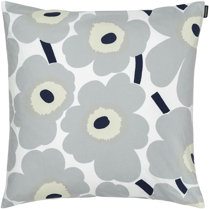 Pieni Unikko Kuddfodral 50x50 cm, Svart / Beige / Ljusgrå