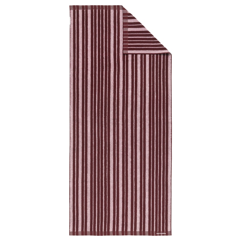 Raide Badhandduk 70X150 cm, Rosa/Vinröd