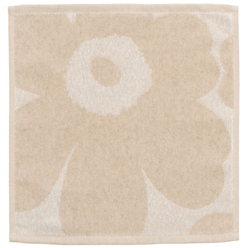 Unikko Ansiktshandduk 30x30 cm, Off-white / Linen