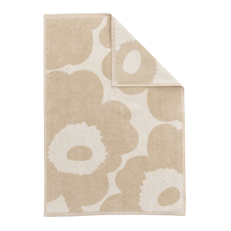 Unikko Handduk, Off-white / Linen
