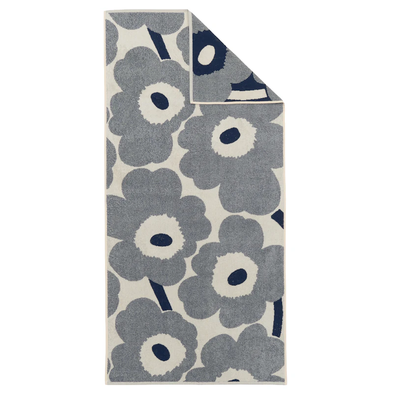 Unikko Badhandduk 70x150 cm, Blueberry