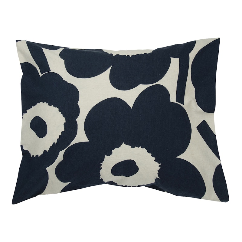Unikko Örngott 50x60 cm, Mörkblå