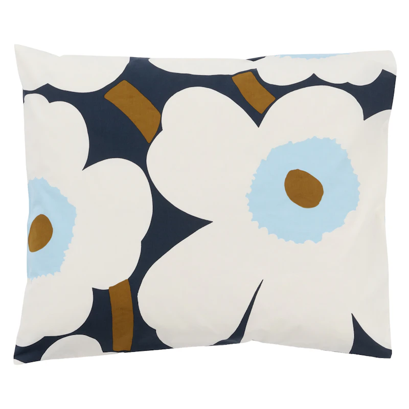 Unikko Örngott 60x63 cm, Blueberry / Off-white