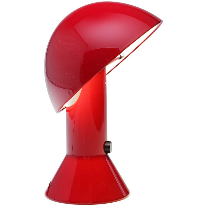 Elmetto Bordslampa, Rubinröd