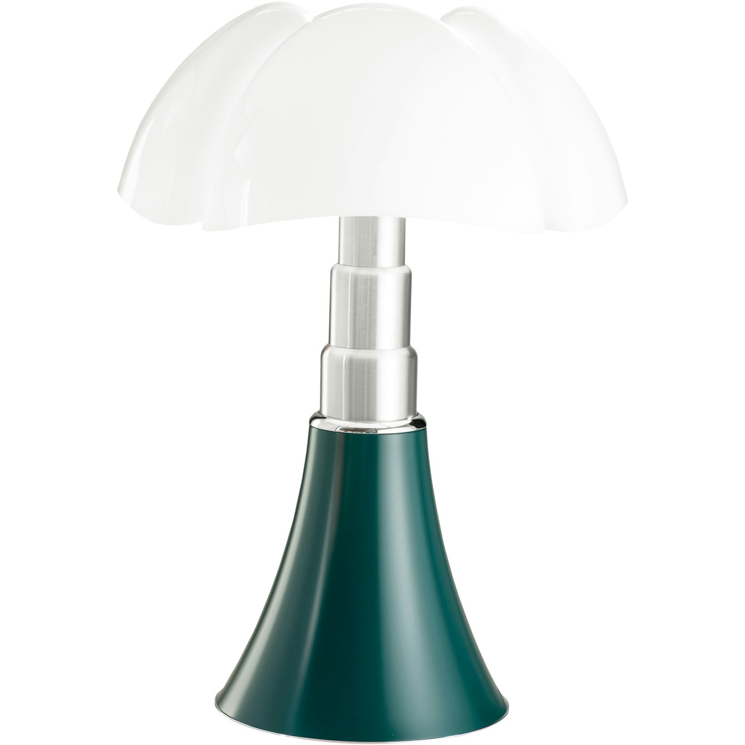 Martinelli Luce Pipistrello Mini Bordslampa Led Agave Green - Bordslampor Rostfritt Stål Agavegrön - 620/J/DIM/VE