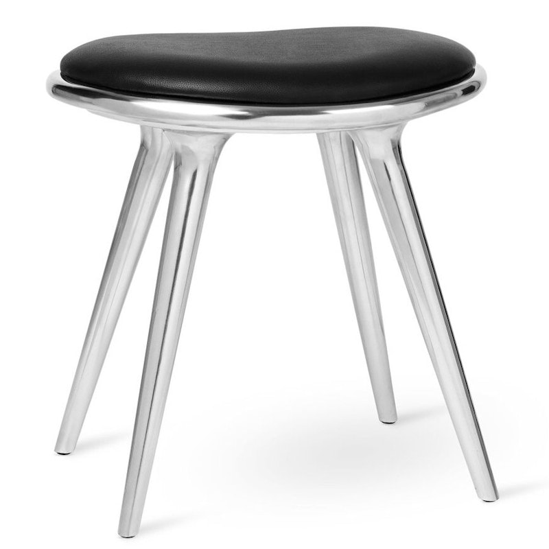 Low Stool Pall 47 cm, Återvunnen Aluminium