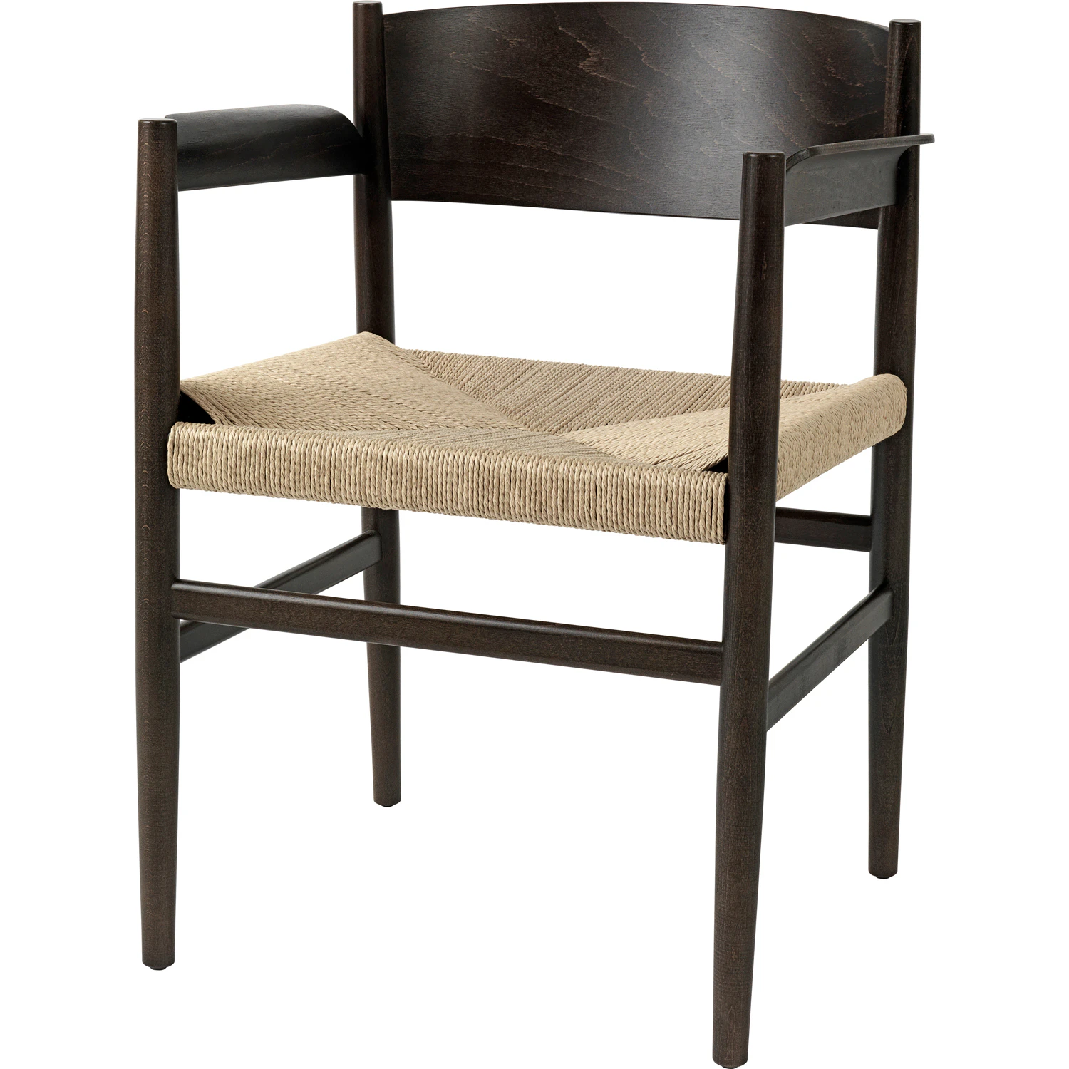 Mater Nestor Karmstol Sirka Gr&aring;betsad / Papperssn&ouml;re - Stolar Bok Gr&aring; - 08103