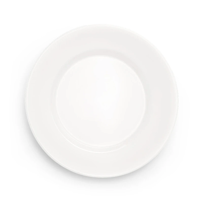 Basic Tallrik 25 cm, Vit