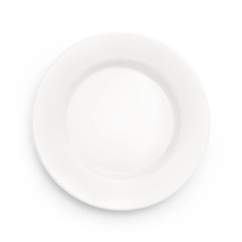 Basic Tallrik 28 cm, Vit