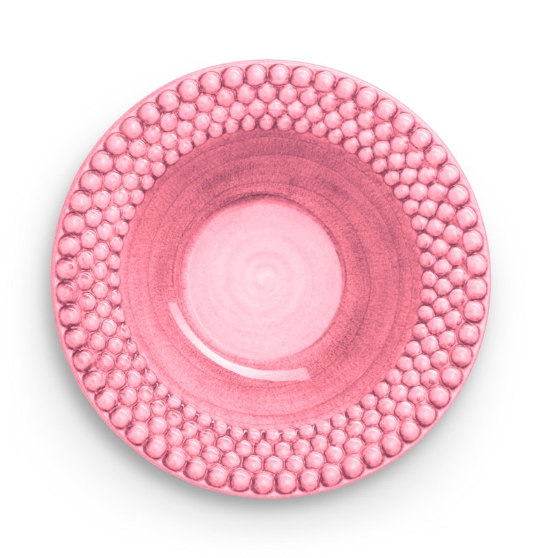 Bubbles Sopptallrik 25 cm, Rosa