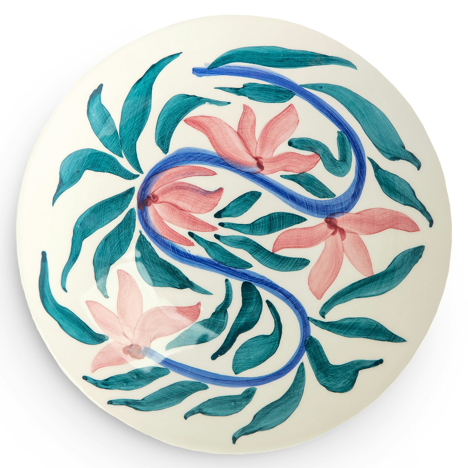 Mateus Flowers Tallrik Water Lilies 20 Cm - Assietter Keramik Off-White - MSBF24B