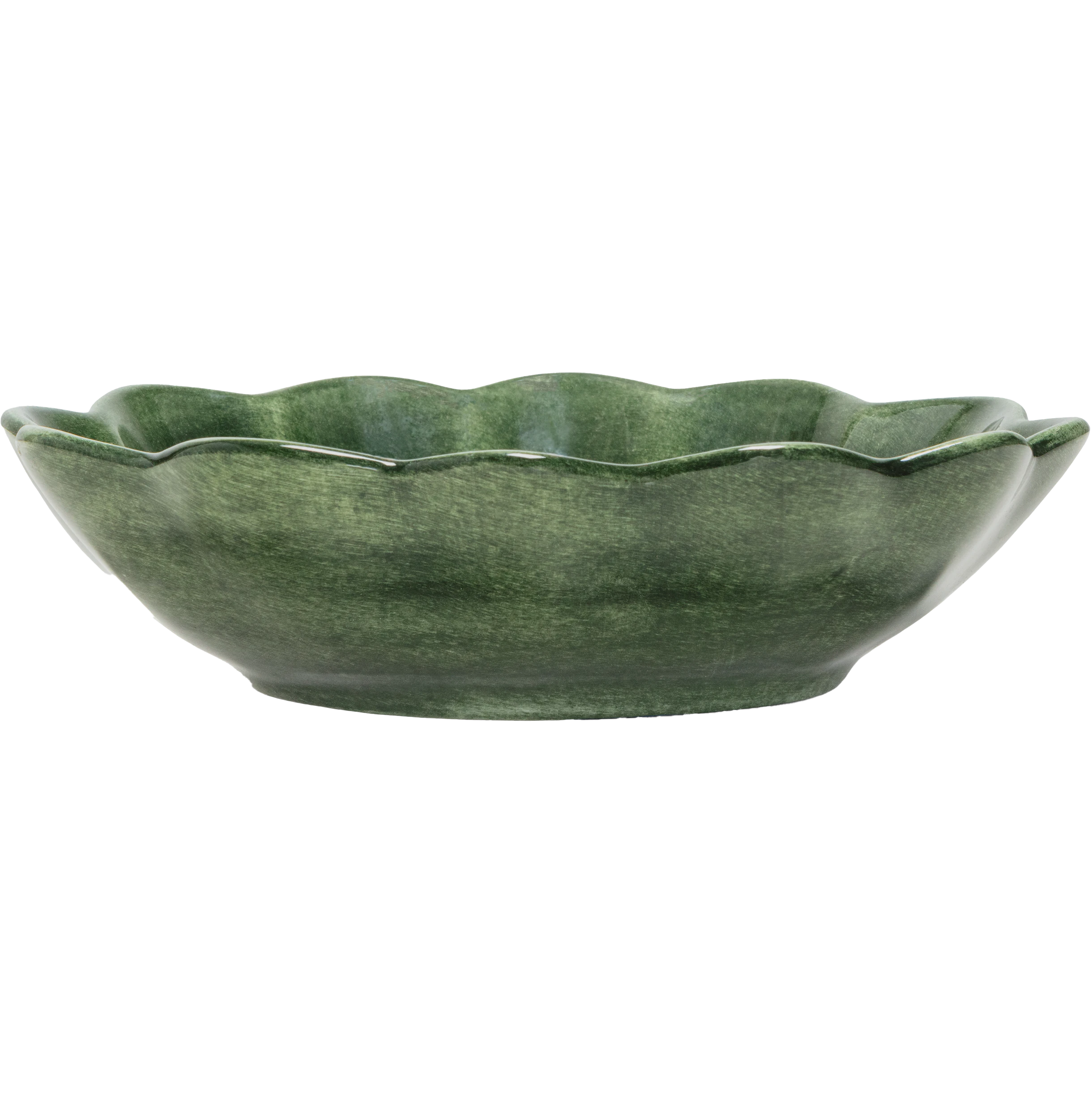 Mateus Oyster Sk&aring;l 16x18 Cm Skogsgr&ouml;n - Serveringssk&aring;lar Keramik Skogsgr&ouml;n - EFG362A