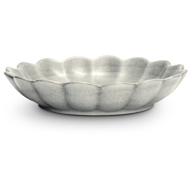 Oyster Skål 24 cm, Grå