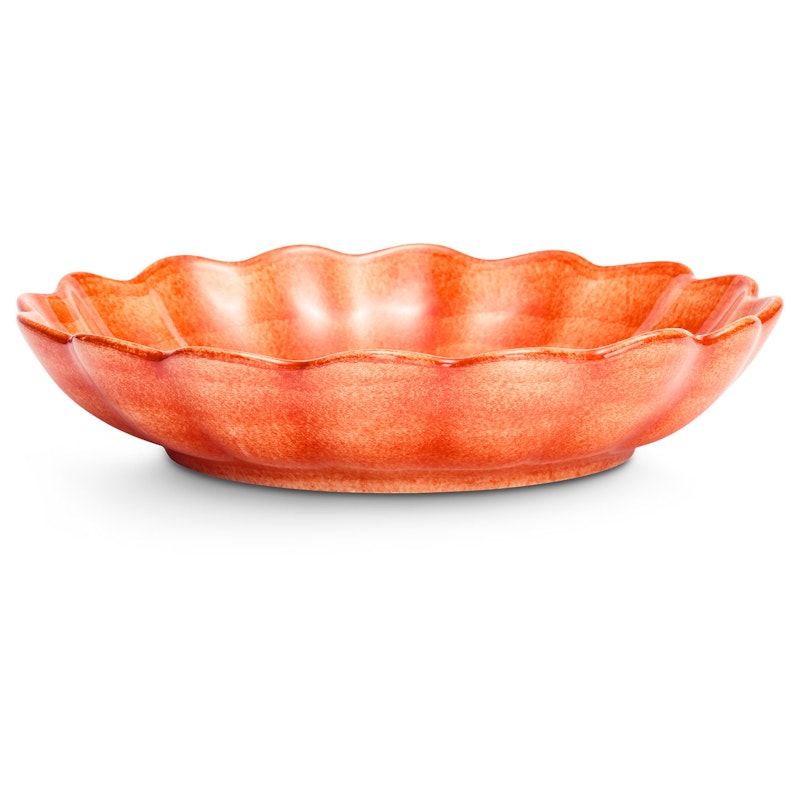 Oyster Skål 24 cm, Orange