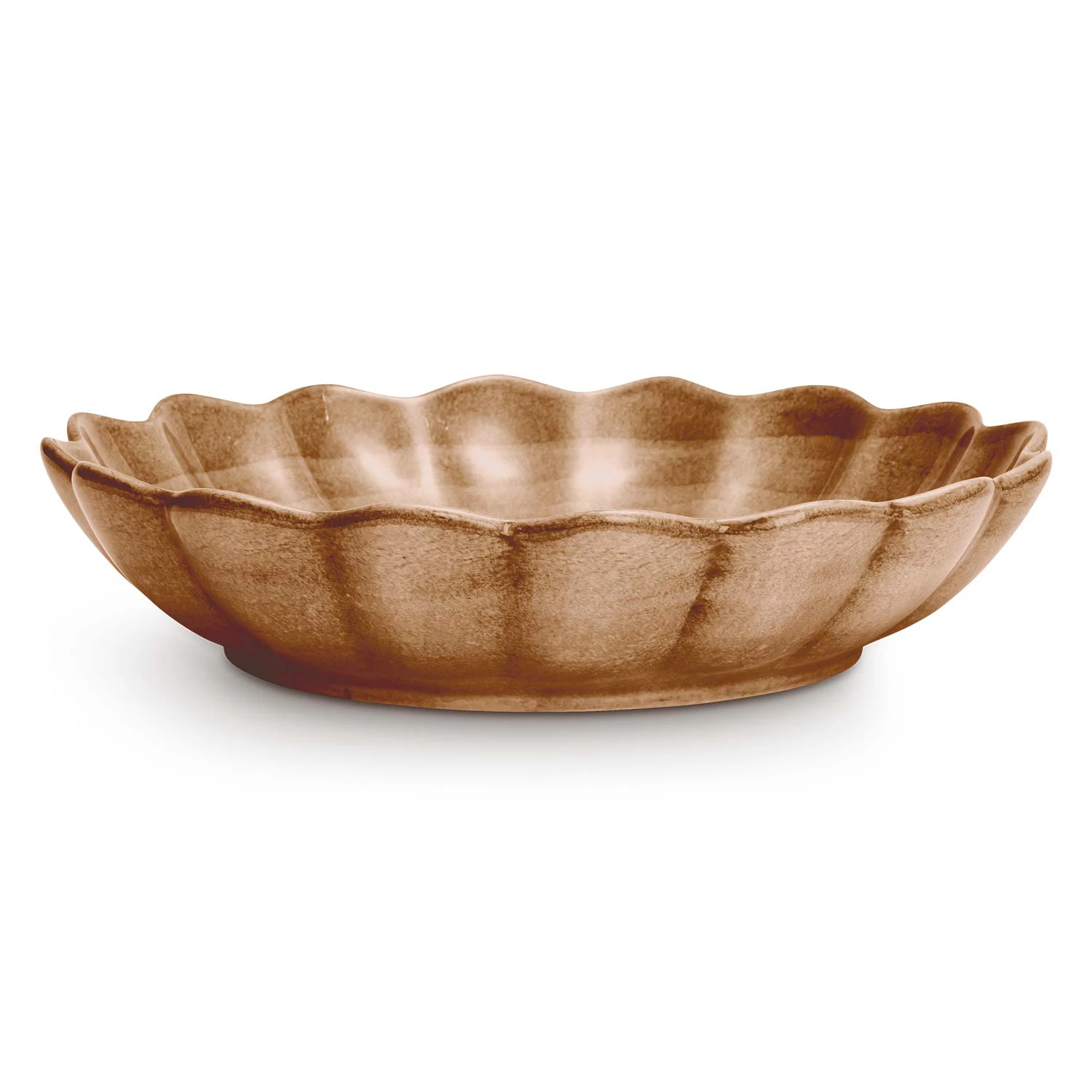 Mateus Oyster Sk&aring;l 31 Cm Cinnamon - Serveringssk&aring;lar Keramik Kanel - ECN370