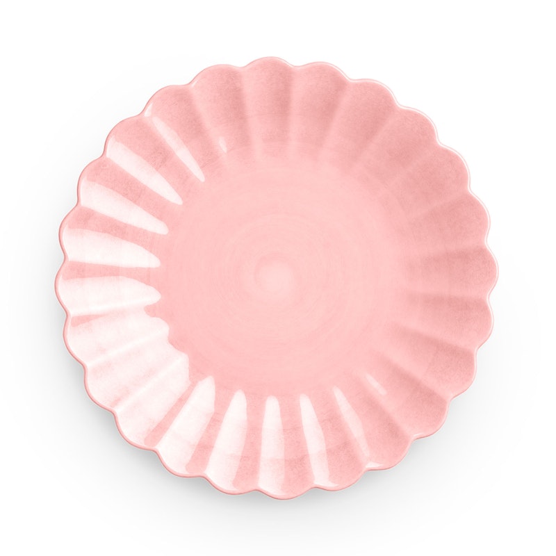 Oyster Tallrik, Ljusrosa, 20 cm