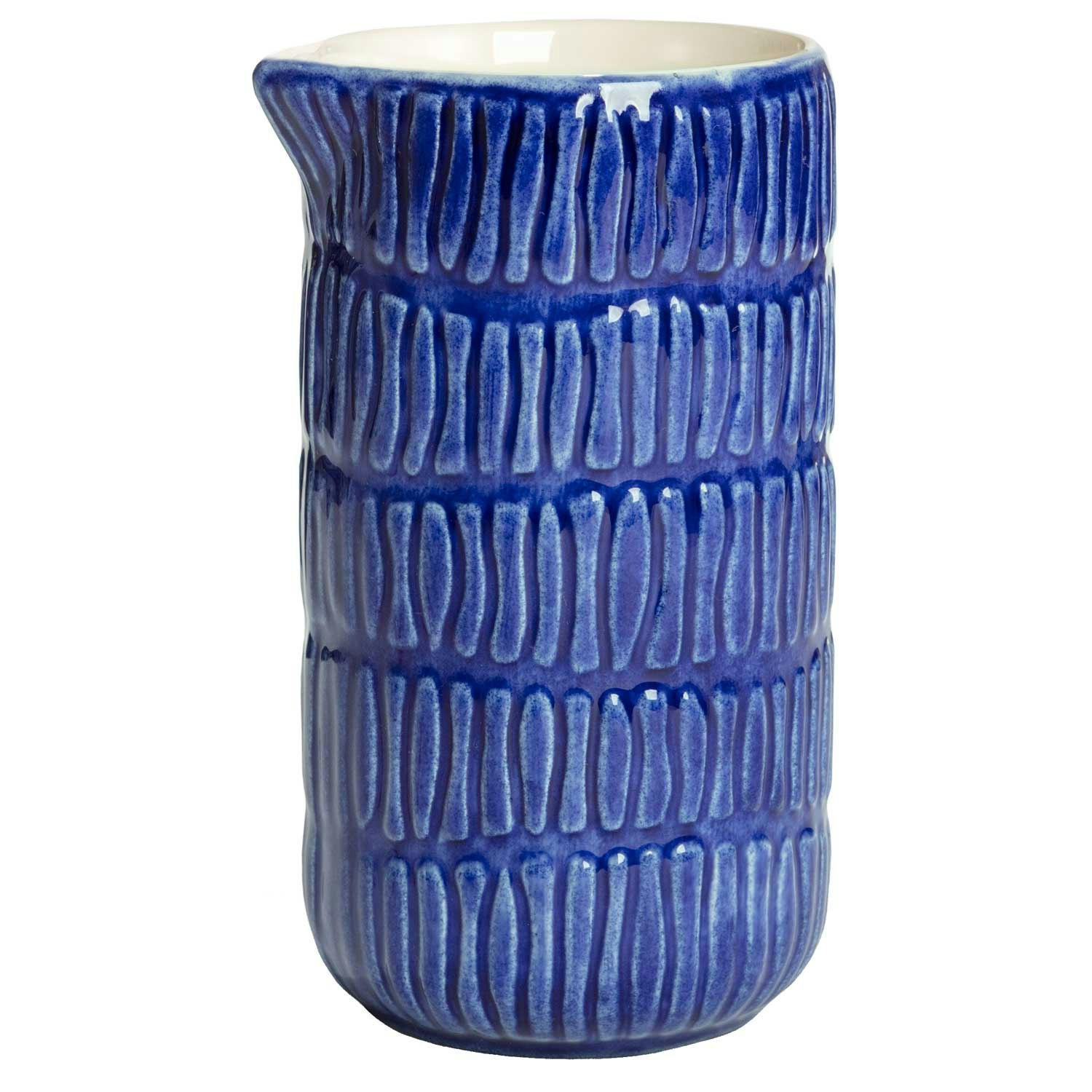 Mateus Stripes Kanna 30 Cl Bl&aring; - Mj&ouml;lkkannor Keramik Bl&aring; - EO07ST