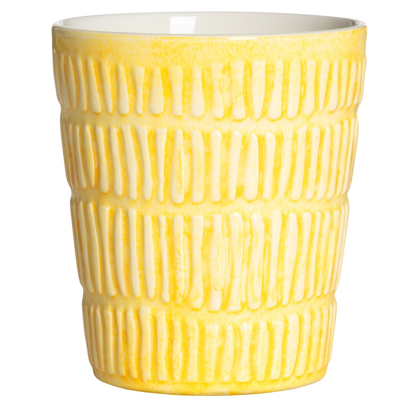 Stripes Mugg 30 cl, Gul