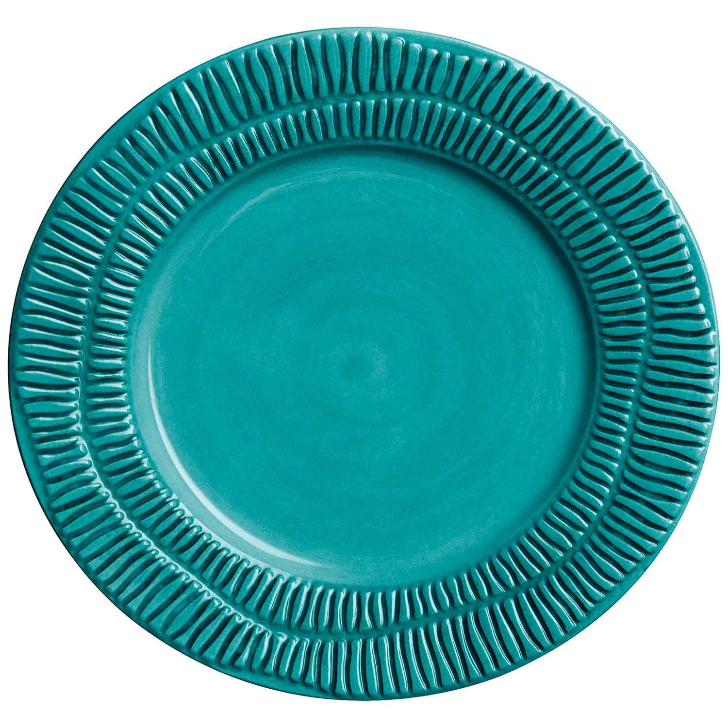 Mateus Stripes Tallrik 21 Cm Ocean - Assietter Keramik Hav - EOC05ST