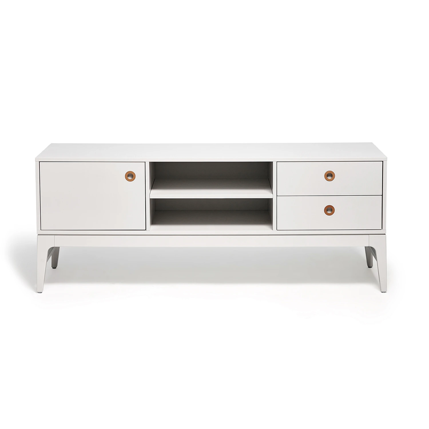 Mavis H&ouml;llviken B&auml;nk 150 Cm Ljusgr&aring; - Tv-b&auml;nkar & mediab&auml;nkar L&auml;der Ljusgr&aring; - 1T91415