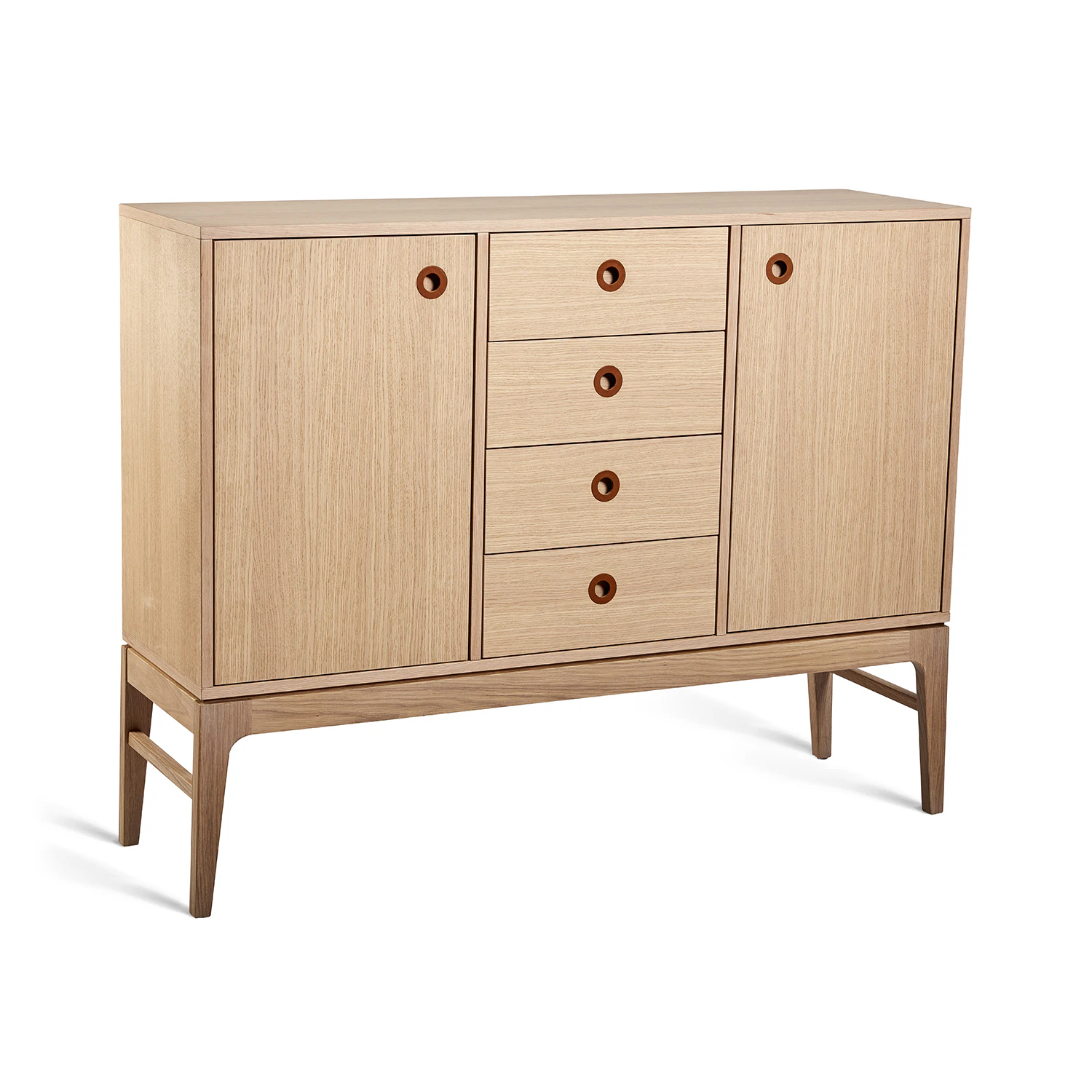 Mavis H&ouml;llviken Sk&auml;nk Vitpigmenterad Ek - Sk&auml;nkar & sideboards Mdf Vitpigmenterad Ek - 1491612