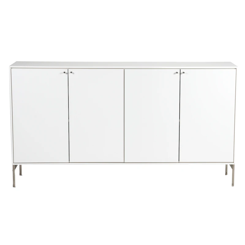 Volt Skänk täckta dörrar, Vit