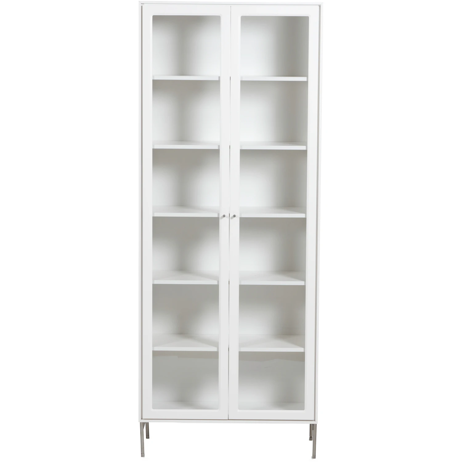 Mavis Volt Sk&aring;p Glasd&ouml;rr Vit 75x32x190 Cm - Sk&aring;p & vitrinsk&aring;p Mdf Vit - 1E533G190