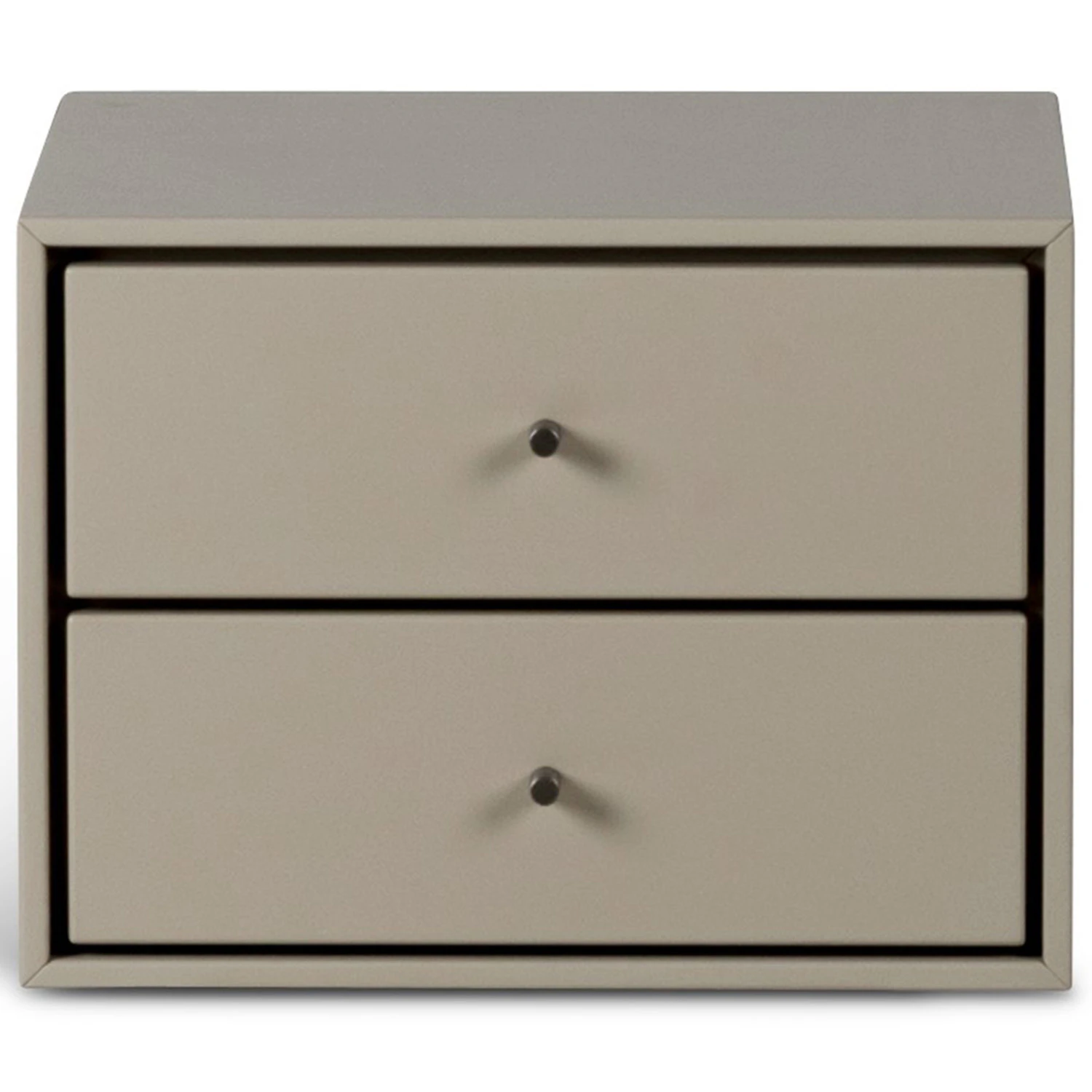Mavis Volt V&auml;ggh&auml;ngt S&auml;ngbord 2 L&aring;dor Beige/rostfritt St&aring;l - S&auml;ngbord Mdf Beige - 1353BV&Auml;GK
