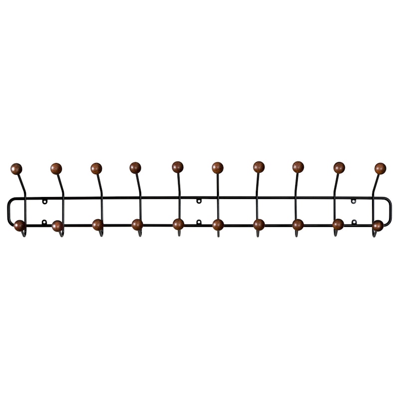 Bill Horizontal Hängare L, Svart/Brun