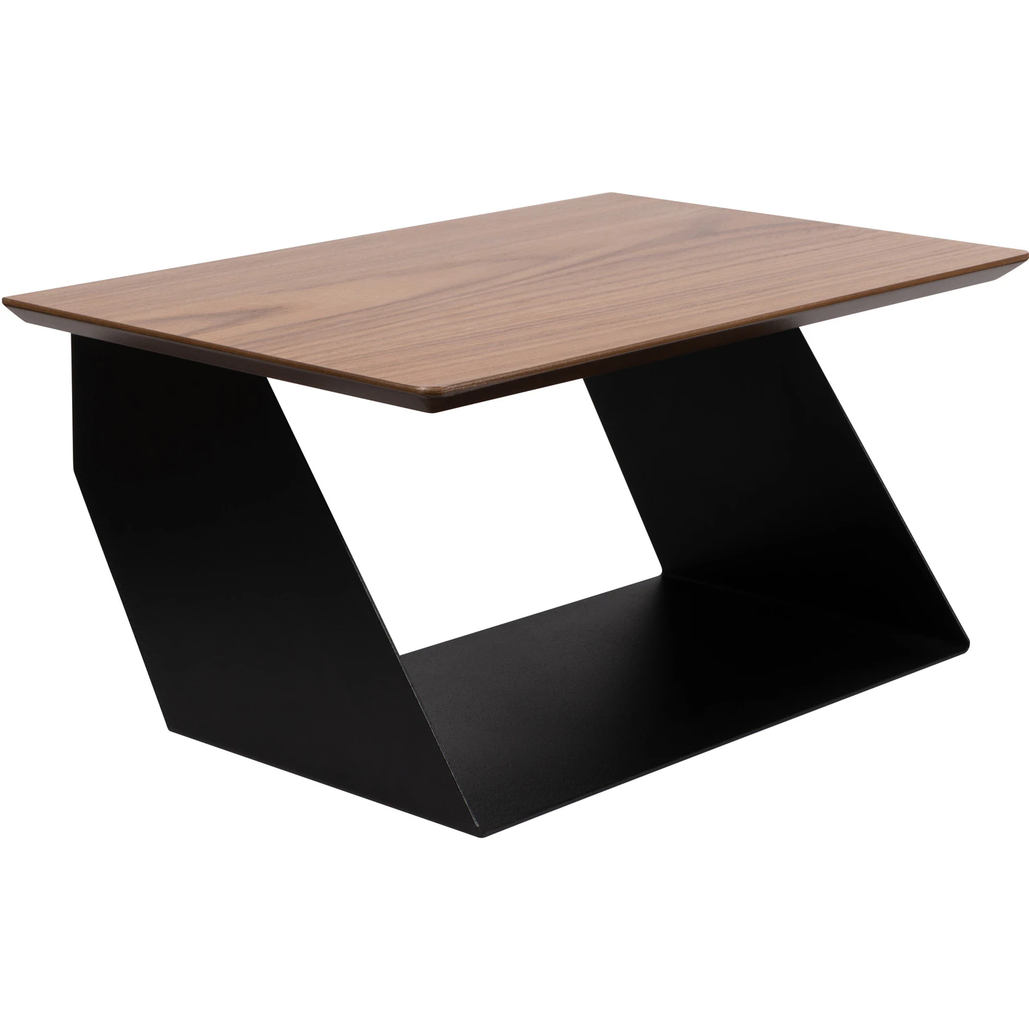 Maze Edgy Wood Hylla Svart / - S&auml;ngbord Valn&ouml;t Svart - 305029