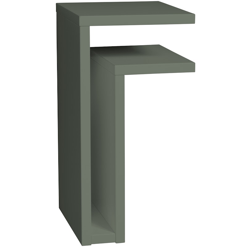 F-Shelf Vägghylla Höger, Gröngrå