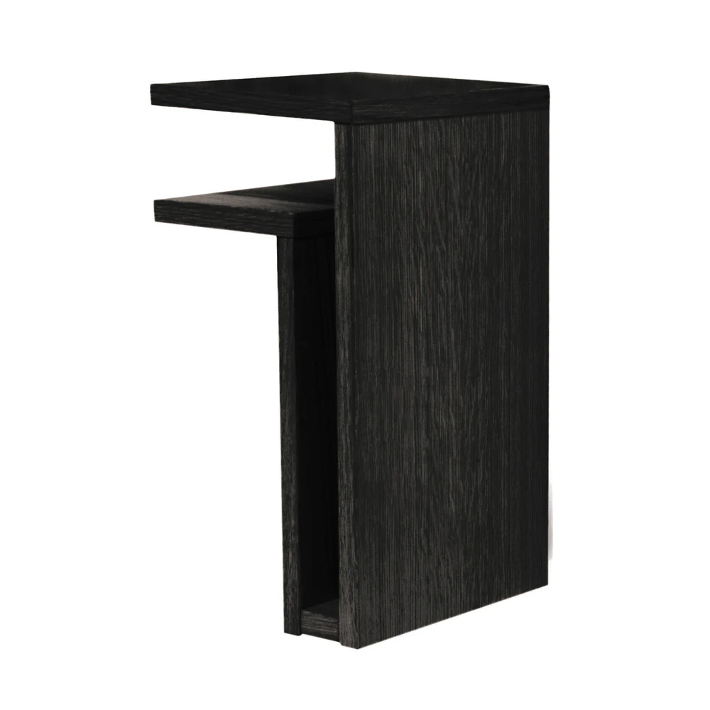 Maze F-shelf V&auml;gghylla V&auml;nster Svart - S&auml;ngbord Ekfan&eacute;r Svart - 305101