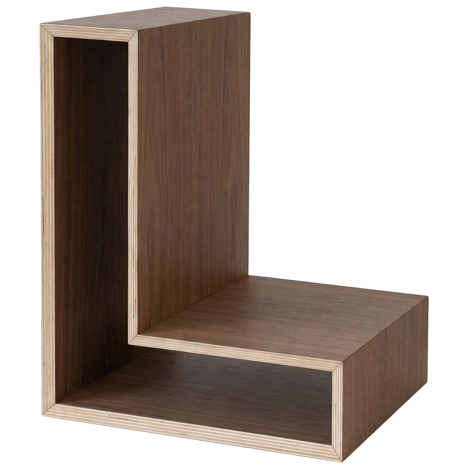 Maze L-shelf V&auml;gghylla Valn&ouml;t - V&auml;gghyllor sfan&eacute;r Valn&ouml;t - 305338