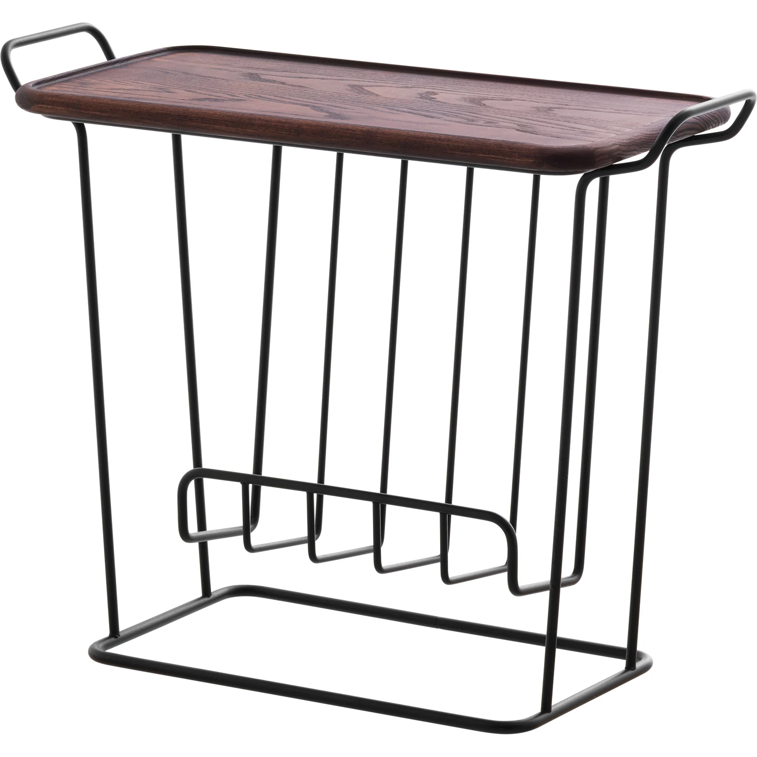 Maze Minnie Mae Wood Brickbord Svart/m&ouml;rkbetsad - Sidobord & Avlastningsbord Ask Svart - 107129