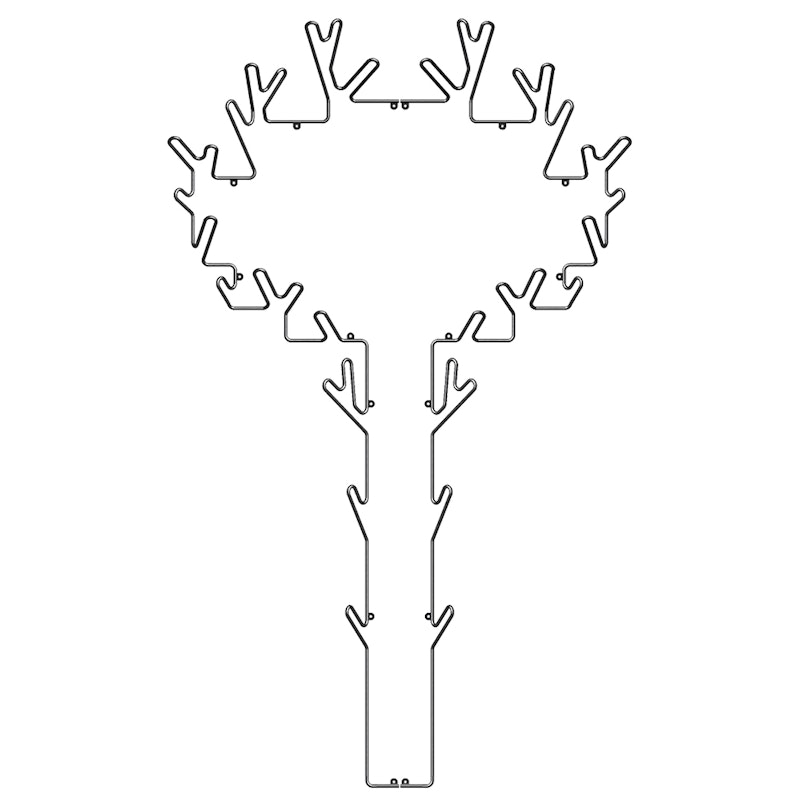Tree Klädhängare, Svart