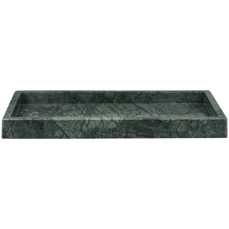 MARBLE Bricka 16x31 cm, Dark Forest