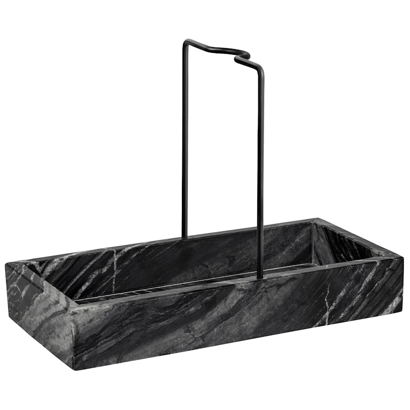 MARBLE Bricka Till Diskmedel, Svart