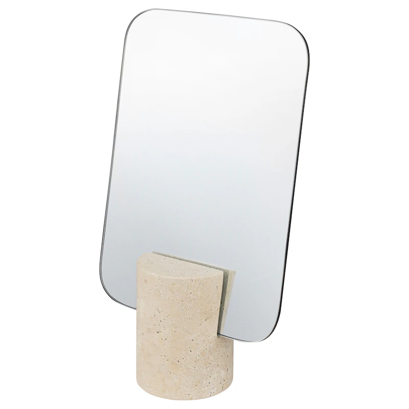 Travertine Spegel, Linen
