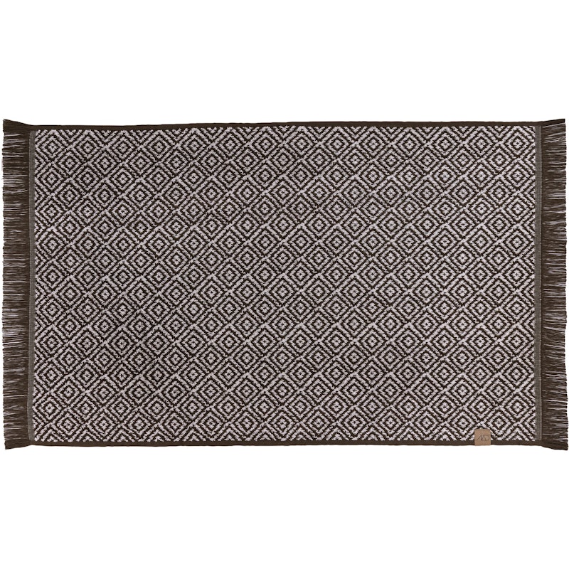 Morocco Badrumsmatta 50x80 cm, Off-white / Chocolate