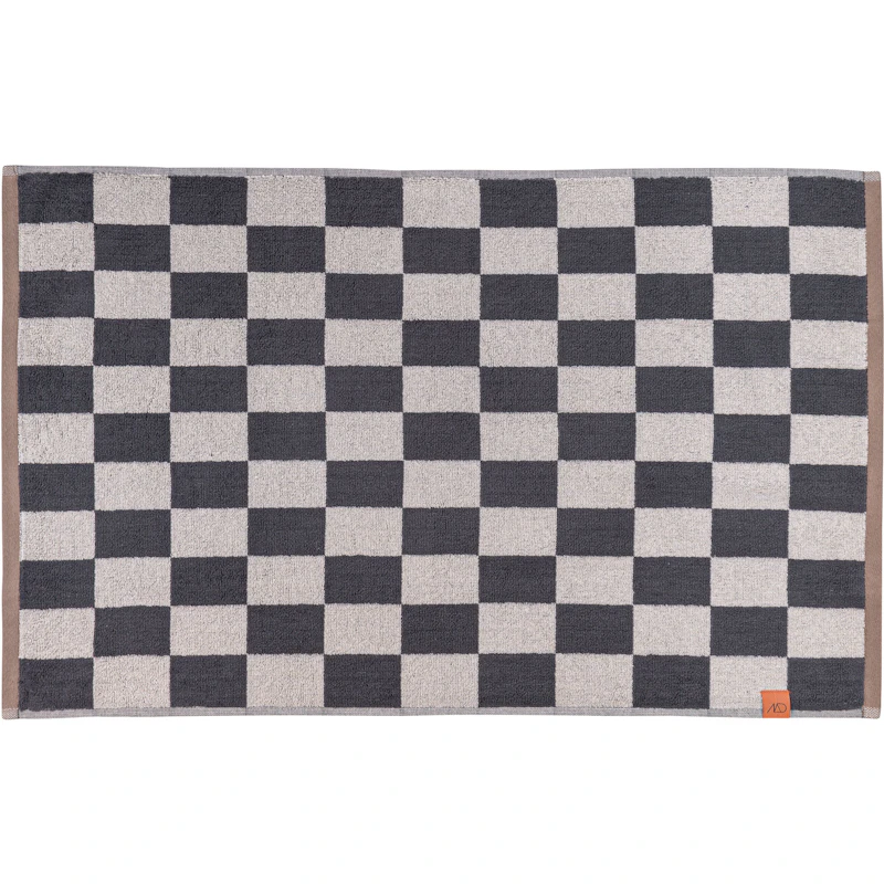 Retro Badrumsmatta 50x80 cm, Mörkgrå