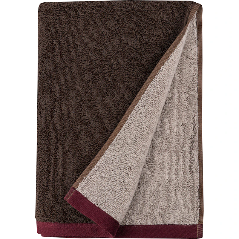 Soft Gästhandduk 40x55 cm 2-pack, Brun / Sand