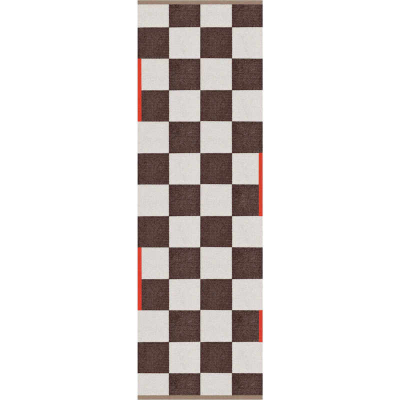 Square Plastmatta 77x240 cm, Brun