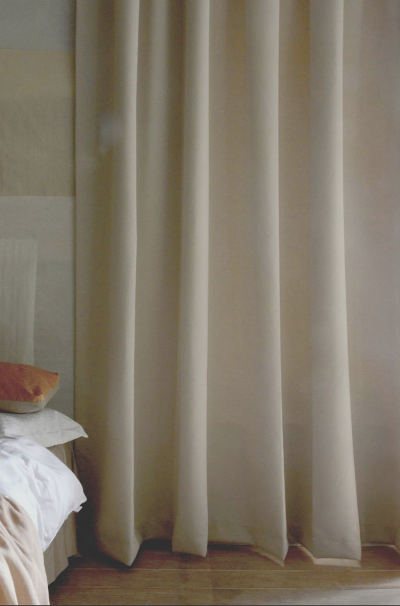 Mörkläggande Hotellgardin Dubbel Bredd 290x270 cm, Natur