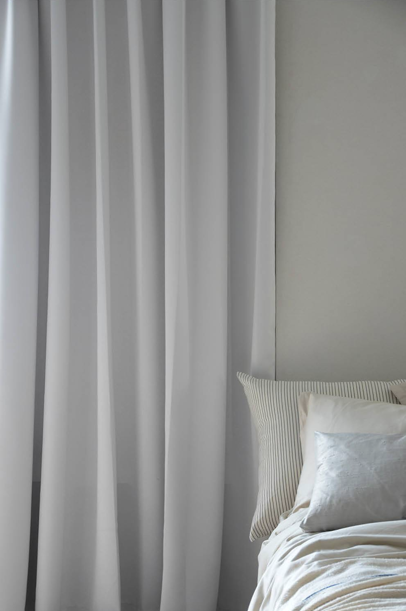 Mörkläggande Hotellgardin Dubbel Bredd 290x270 cm, Pärlvit