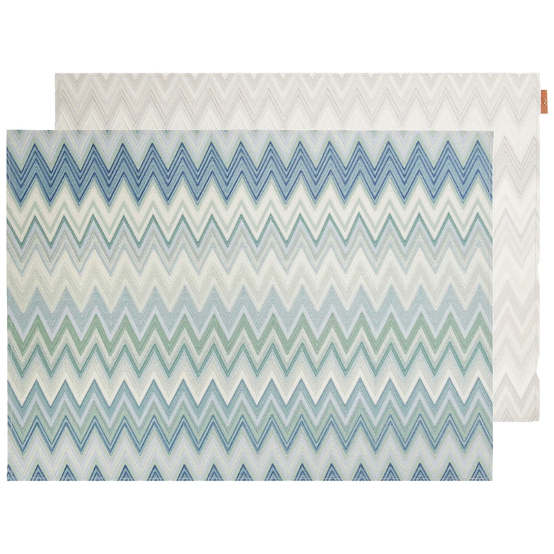 ZigZag Bordstablett 35x48 cm 2-pack, Petrol
