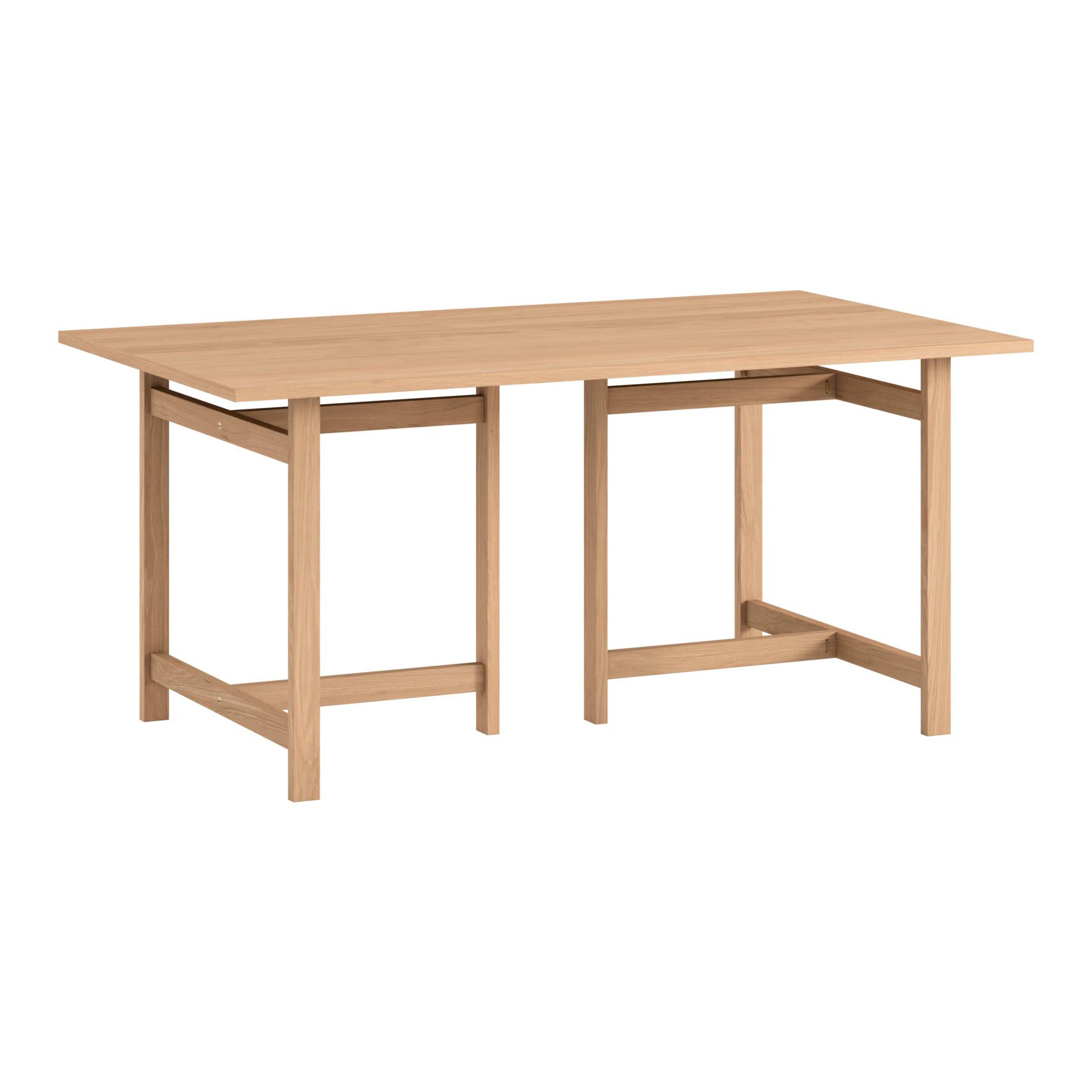 Moebe Rectangular Matbord 90x160 Cm - Matbord & Barbord Ek - TFDTO160