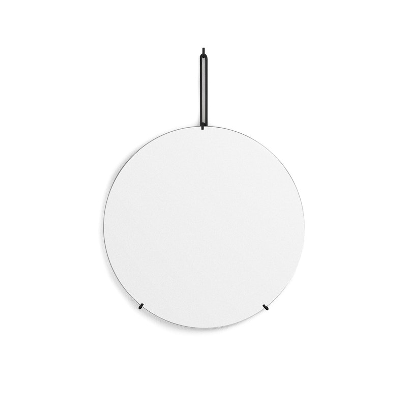 Wall Mirror Spegel Ø 50 cm, Svart