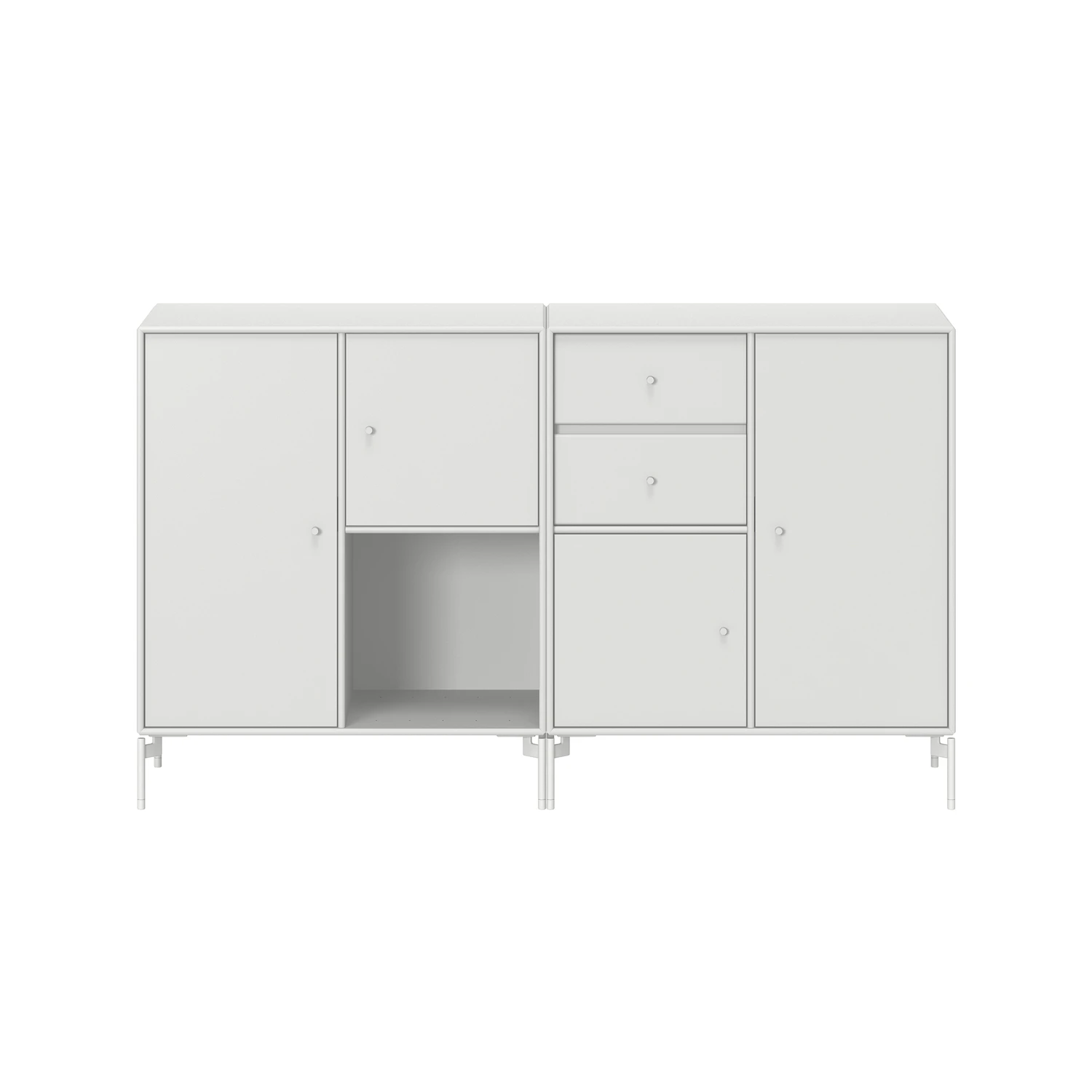 Montana Couple Sideboard New White - Sk&auml;nkar & sideboards Lackad Mdf New White - Couple w. legs 101