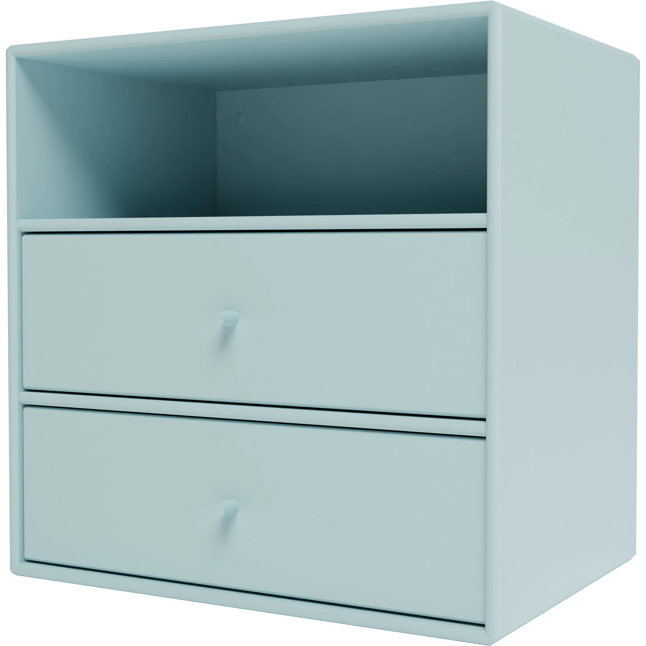 Montana Mini 1006 Hylla Med Tv&aring; L&aring;dor Flint - S&auml;ngbord Lackad Mdf Flint - 1006-148-FLINT
