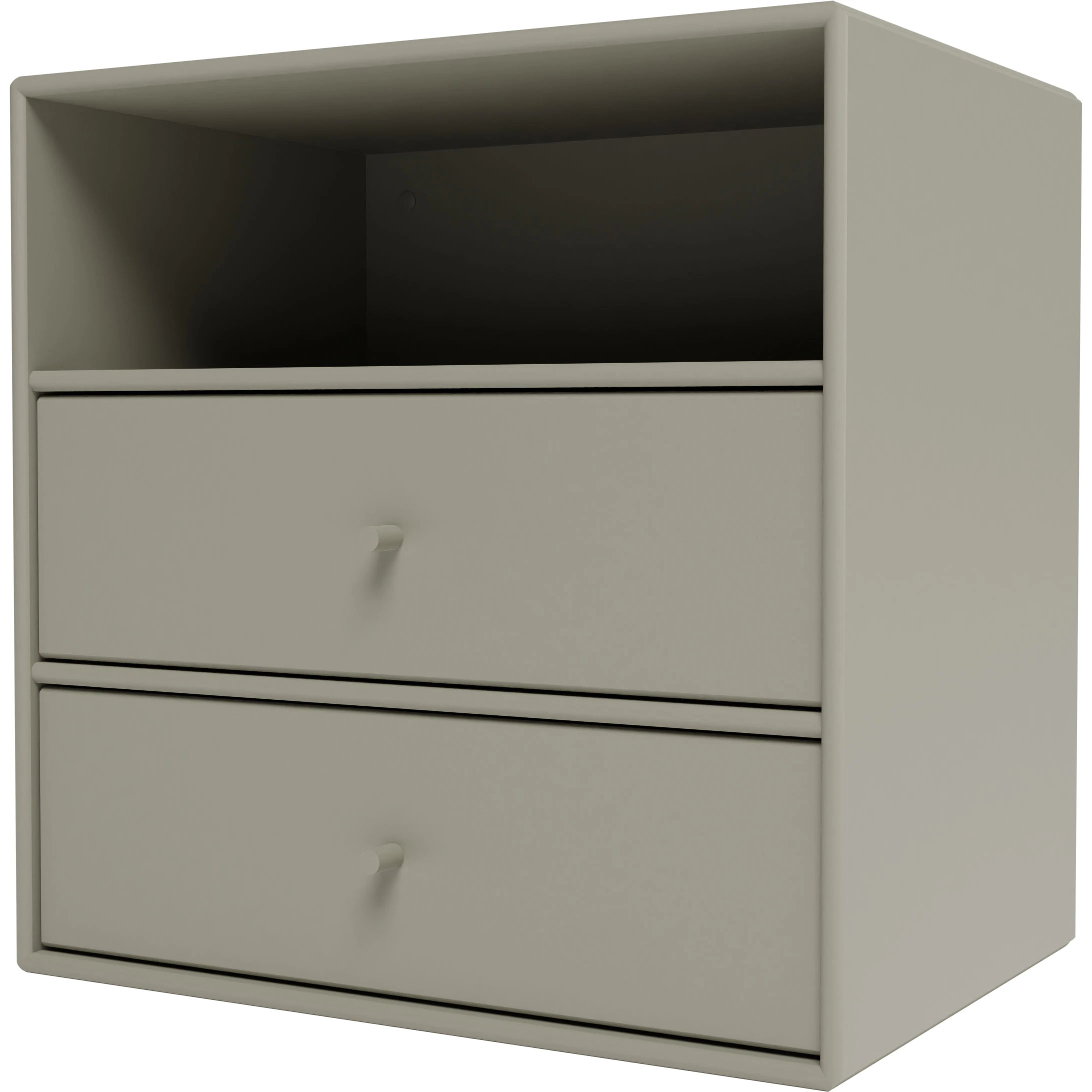 Montana Mini 1006 Hylla Med Tv&aring; L&aring;dor Fennel - S&auml;ngbord Lackad Mdf Fennel - 1006-144-FENNEL